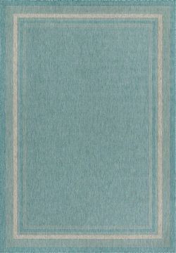 Indoor/Outdoor Rug 8x11’4” (teal)