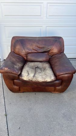 Leather chair $40 obo
