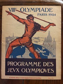 Paris 1924 Summer Olympics Daily Program