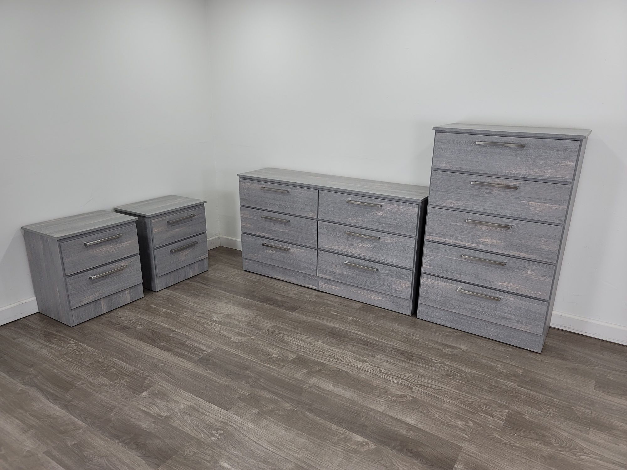 ✨GRAY DRESSER, CHEST AND NIGHTSTANDS
