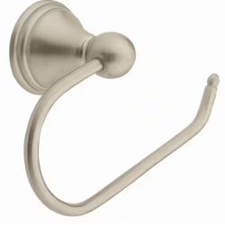 Brushed Nickel Toilet Paper Holder