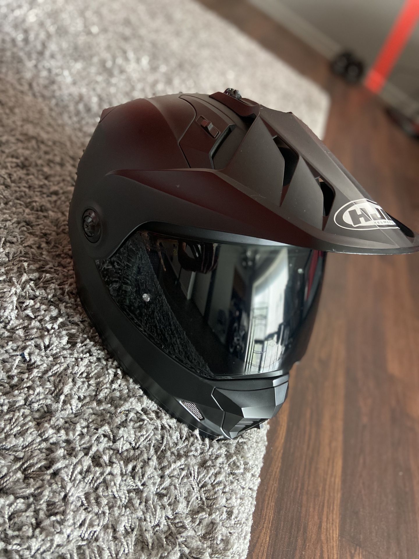 HJC DS-X1 Motorcycle Helmet BLACK MATTE Size M