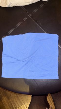 Blue Bandeau Tube Top