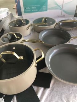 Green pan jewel pro 11 pc like new