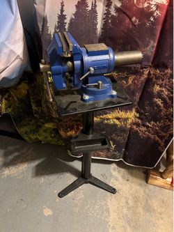 Irwin Cast iron multipurpose bench vice 360 degree swivel with stand