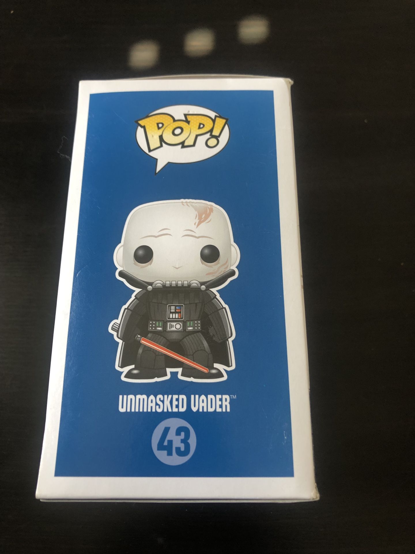 Funko Pop Star Wars Unmasked Vader