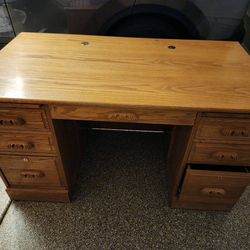 Solid Oak Desk