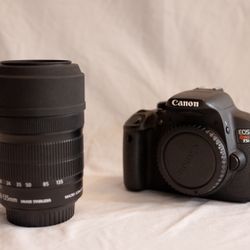 Canon EOS Rebel T5i + Canon EF-S 18-135mm f/3.5-5.6 IS USM Lens