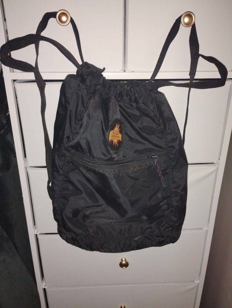 Summer Adventures Black Backpack Travel Bag 