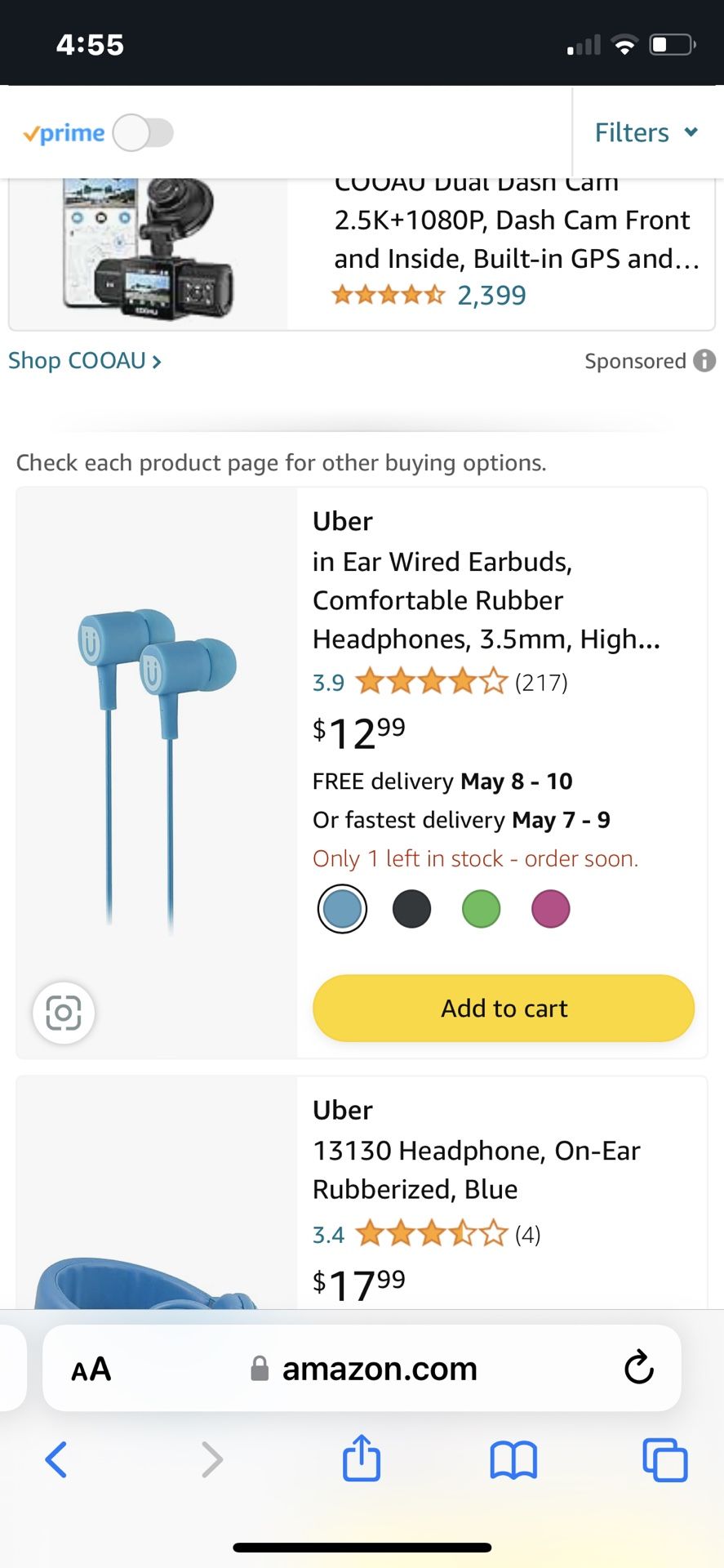 Lot of 500 brand new “Uber Sound “ Earphones / Headphones / Ear Buds. The sound quality is excellent! Better than Skullcandy but obviously not as good