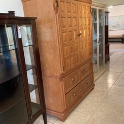 Large Armoire With Room For Large TV And 4 Seperate Drawers