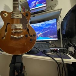 Gretsch G2622 Streamliner Center-Block Electric Guitar with V-Stoptail, Laurel Fingerboard, Single Barrel Stain