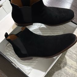 Black Aldo Suede Boots Size 10 1/2