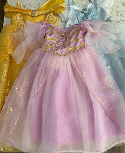 Authentic Disney Princess Costume Dress Lot of 3