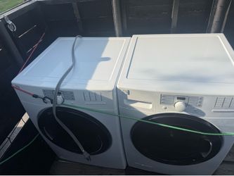 Washer and electric dryer