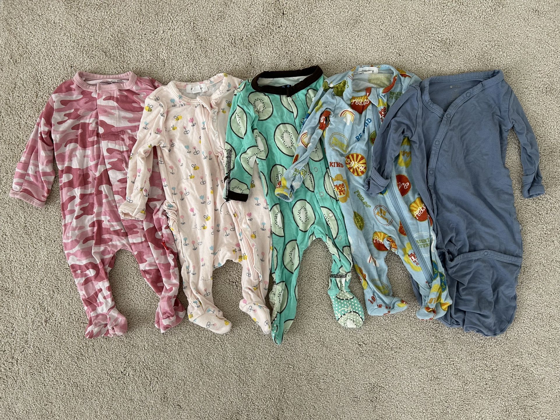 Newborn baby bamboo onesies