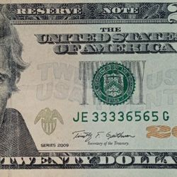 Fancy Series 20 Dollar Bills