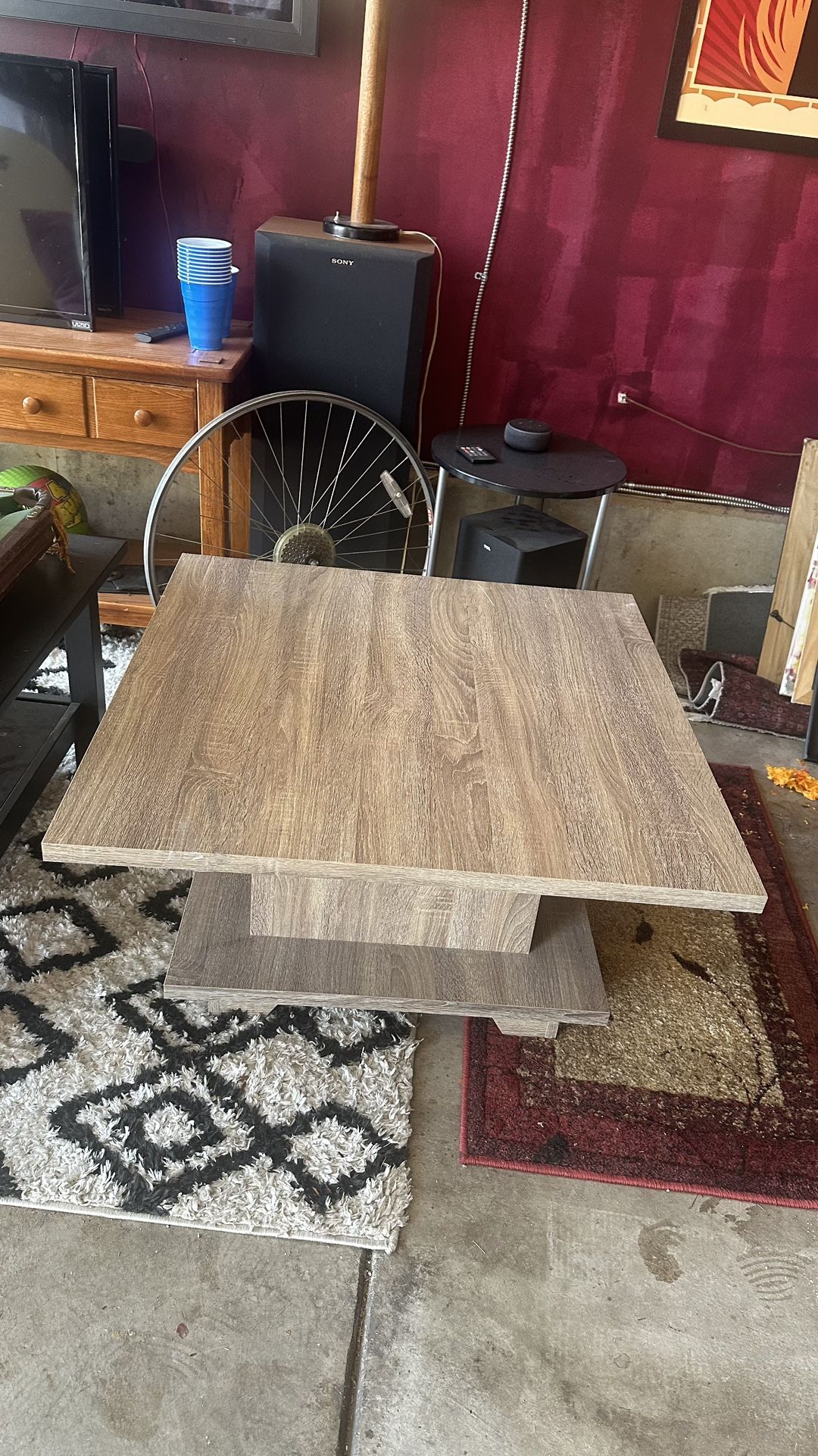 Coffee Table With Matching Shelf