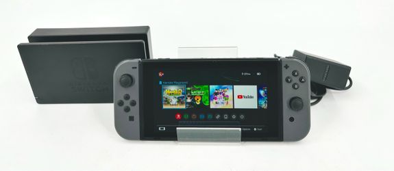 NINTENDO SWITCH, HAC-001, HANDHELD GAMING CONSOLE, GRAY / GRAY JOY-CONS (DSP019842)