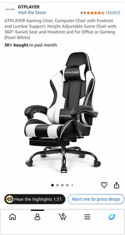 GT Player Gaming Chair Brand new in Box $80