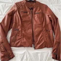 Women leather jacket Medium