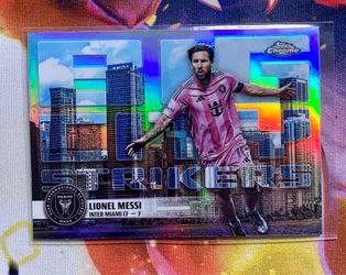 2025 Topps Chrome MLS Big City Strikers Lionel Messi #BCS-10 Argentina World Cup