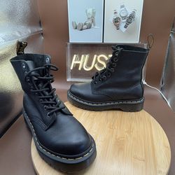 Dr. Martens 1460 Pascal Virginia Leather Lace Up Boots