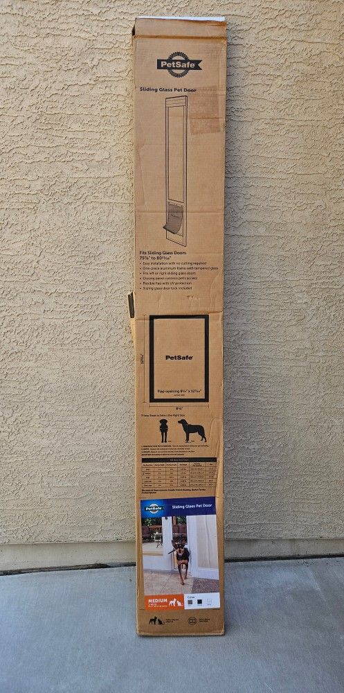 New In Box Petsafe Siding Door Dog Door Insert