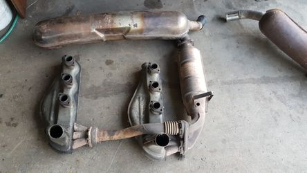 1987 original Porsche 911 carrera exhuast