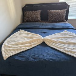 Queen Size Bed And A Mattress 