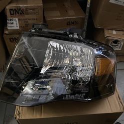 07-14 ford expedition Headlight black amber oem style left driver side