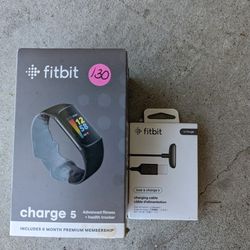 Fitbit Charge 5 & Extra Charger & Band ($120)