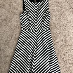 Black & White Chevron Dress