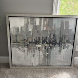 Ethan Allen Cityscape Painting On Frames Canvas