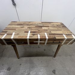 Midcentury Modern Wooden Desk/Entry Table