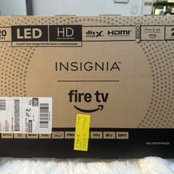 INSIGNIA 24” Class F20 Series LED HD Smart Fire TV with Alexa Voice Remote (NS-24F201NA26)