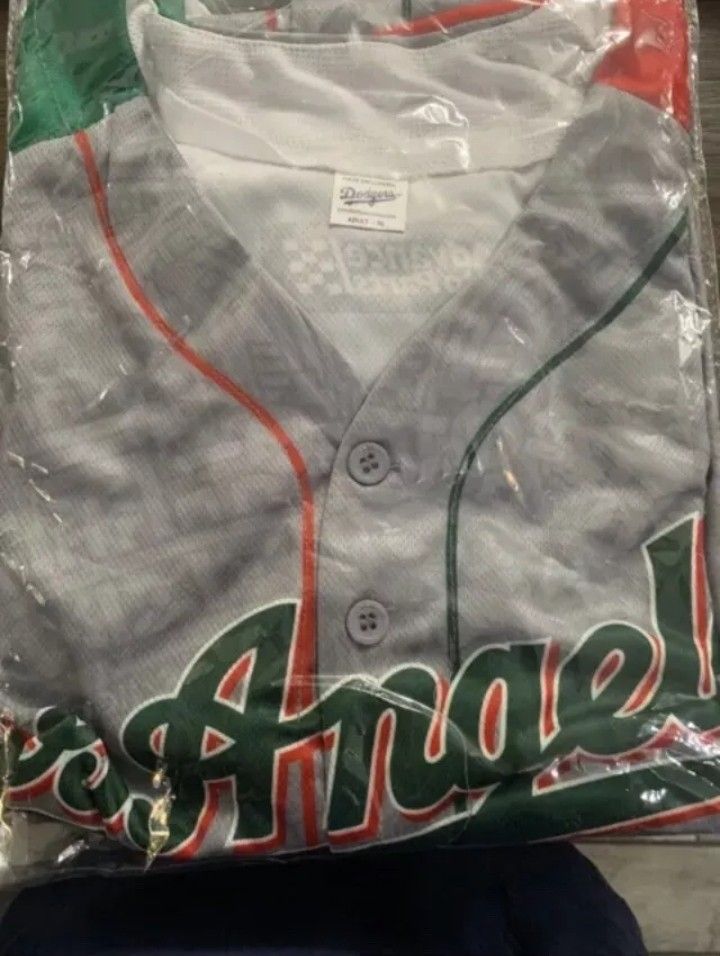 Los Angeles Dodgers 2022 Mexican Heritage Jersey XL New SGA Grey Mexico