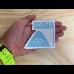 Poler Camp Vibes Sticker Camping Adventure sleeping bag Decal