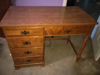 Wooden desk