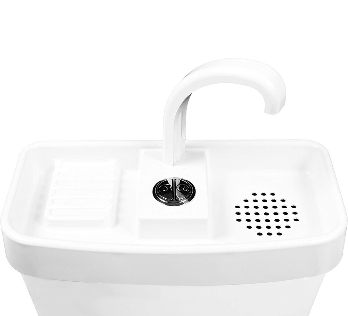 SinkTwice - Toilet Tank Cover & Sink Combo