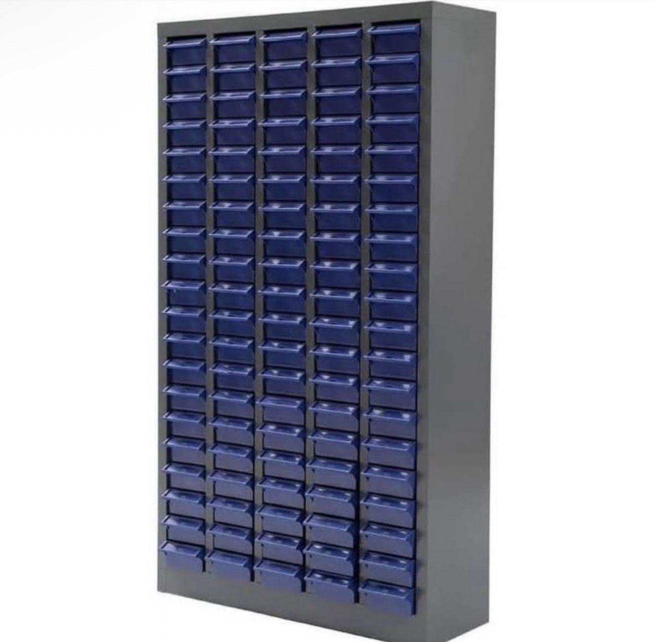 100 Drawer Cabinet for Bolts and Nuts, Tool Storage Cabinet, Parts Storage Shelves with Drawer, ABS Material for Storage Brand New D526) Has dents on