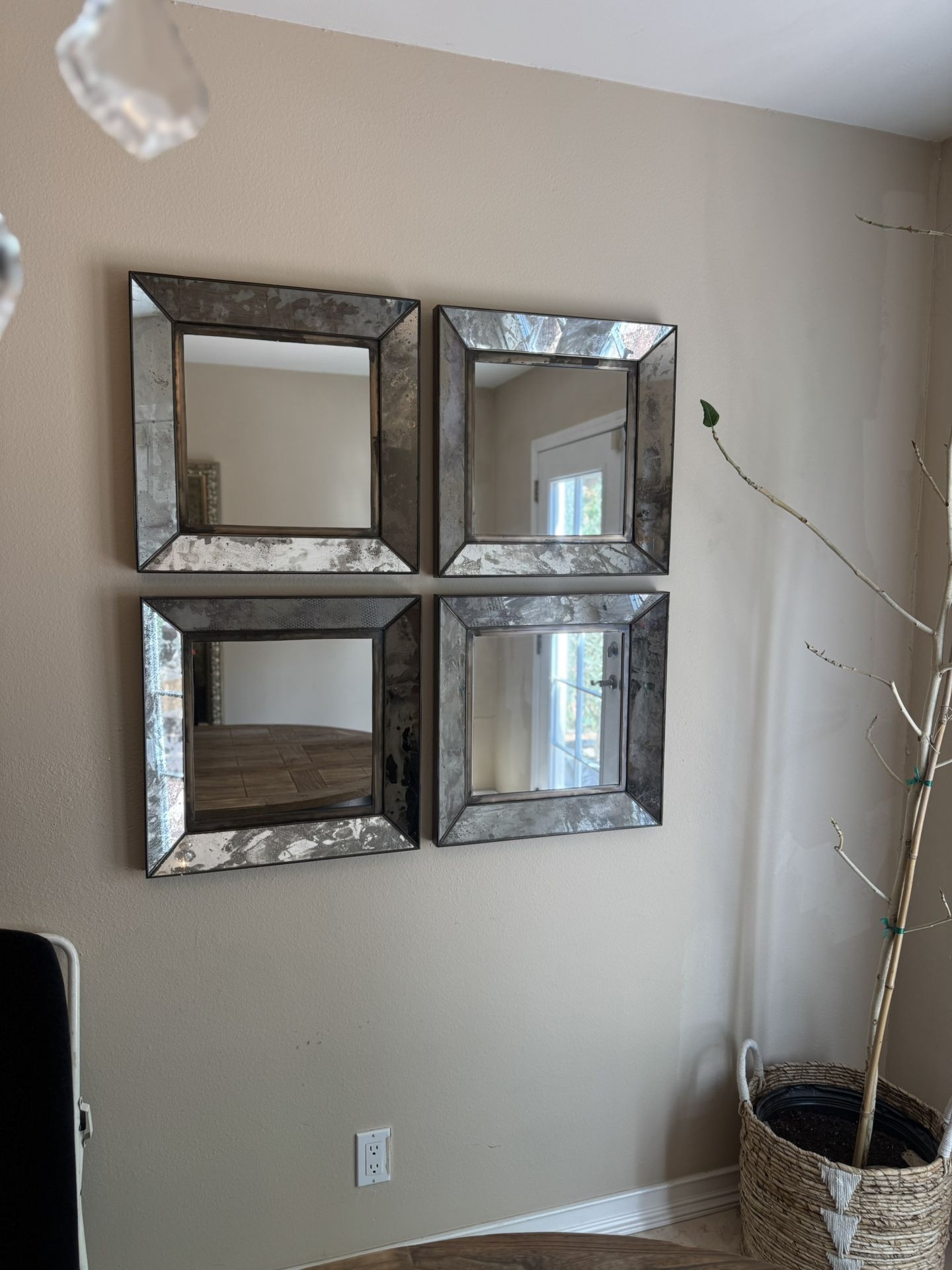 Antique Mirrors Set Of 4
