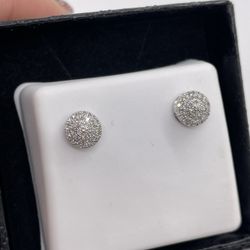 Diamond Earrings & 925 Silver