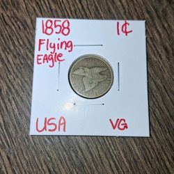 1858 Flying Eagle Cent
