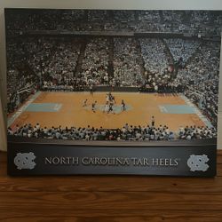 Wrapped UNC Tarheels Basketball Memorabilia Sign 