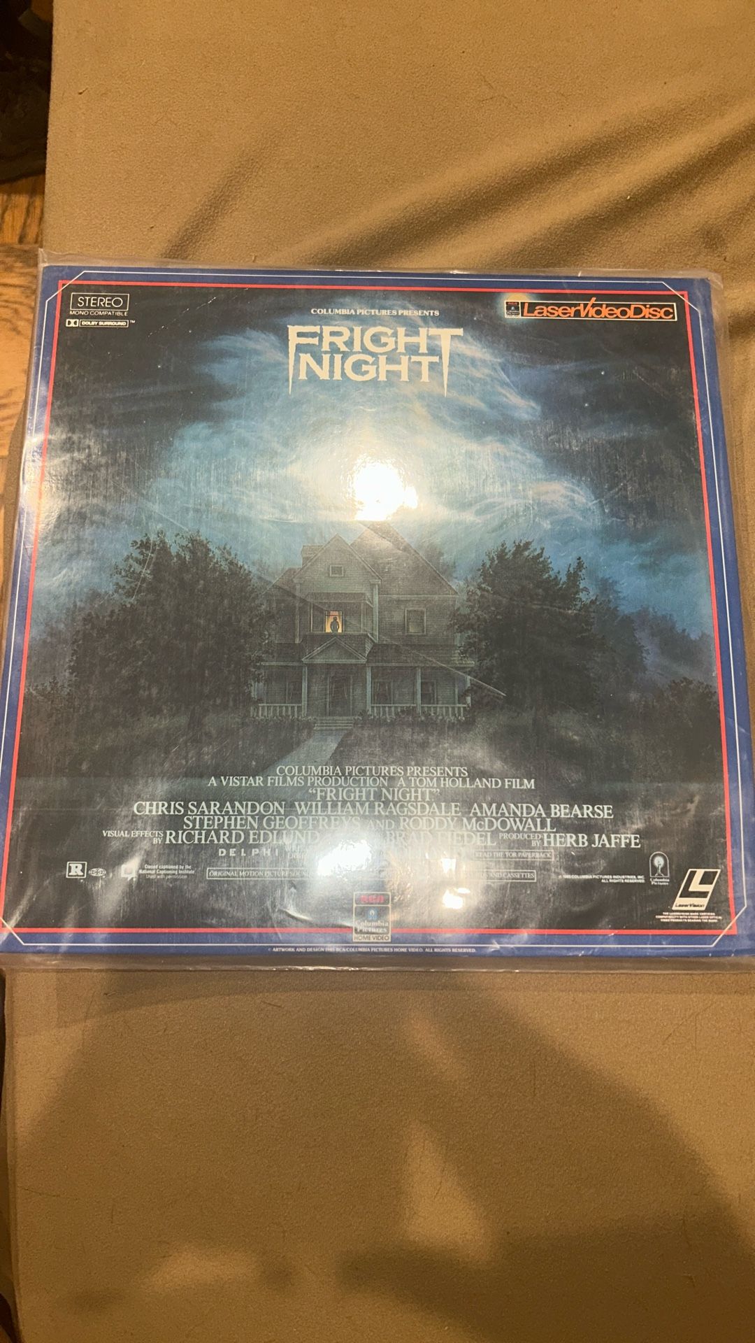 Fright Night Laserdisc