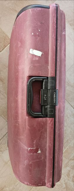 Vintage Carlton Hard Shell Suitcase – Heavy Duty / Combination Lock