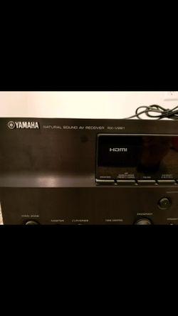 2 Yamaha 7.1 Receivers with remotes and 2 powered Jamo subwoofers