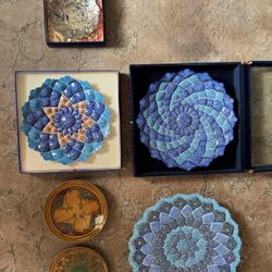 Vintage hand painted plate each $50