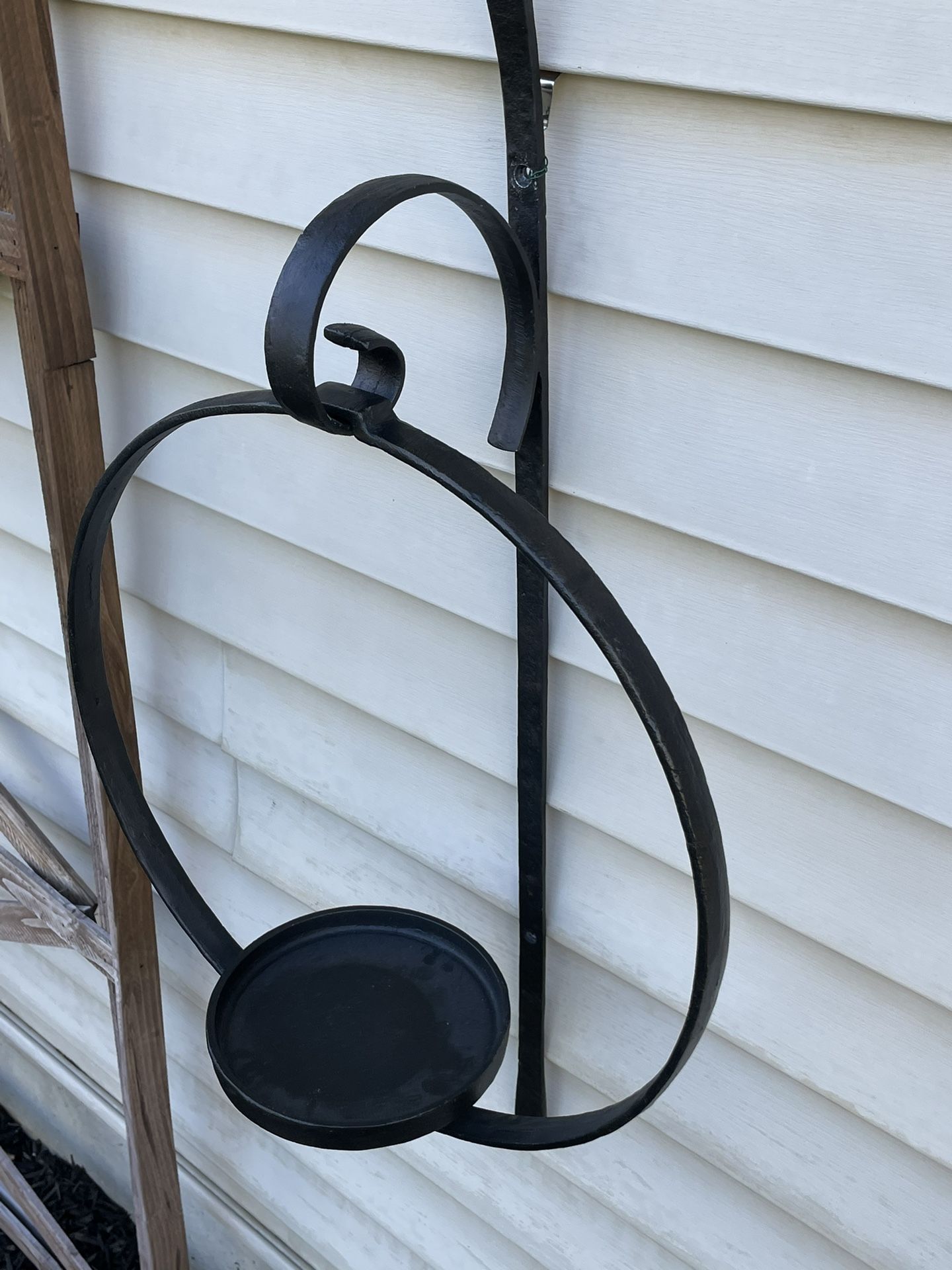 Set Of Two Iron Plant Hangers